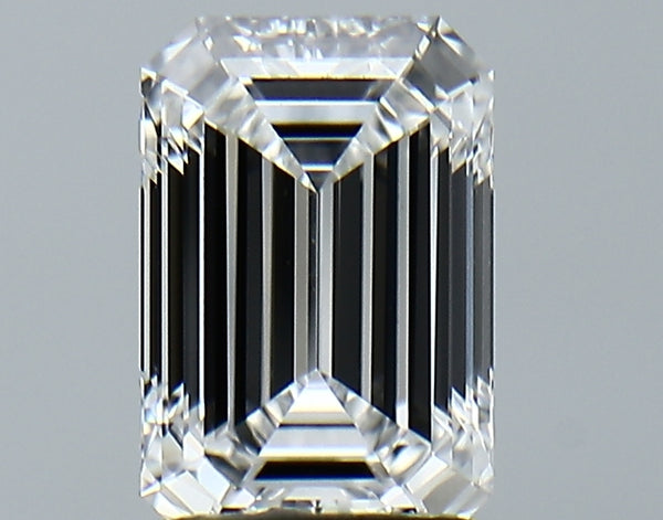 Lab-Grown 2.01 Carat Emerald Cut Diamond color E Clarity VVS2 With GIA Certificate, precious stones, engagement diamonds