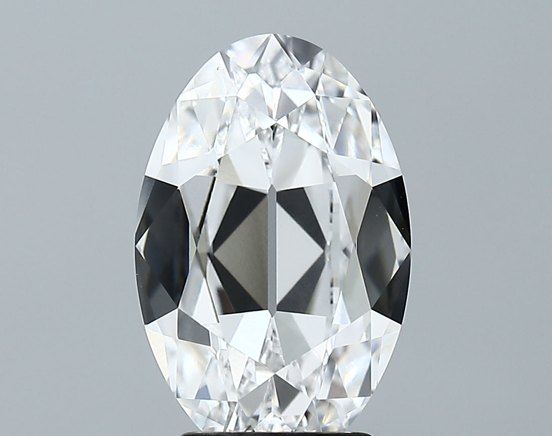 Lab-Grown 3.70 Carat Antique Oval Shape Diamond color E Clarity VVS2 With GIA Certificate, precious stones, engagement diamonds