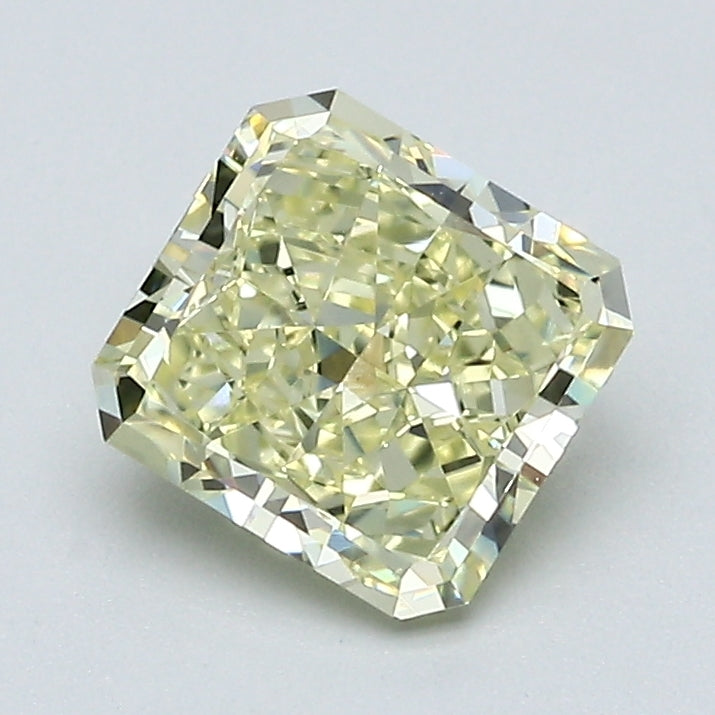 1.33 Carat Radiant Cut Diamond color Fancy Light  Yellow Clarity VVS1, natural diamonds, precious stones, engagement diamonds