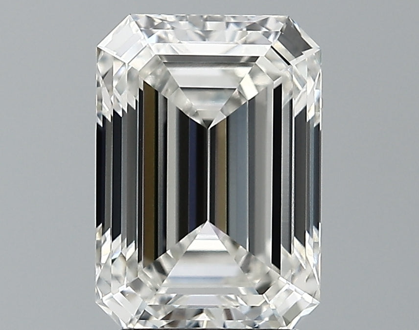 Lab-Grown 3.06 Carat Emerald Cut Diamond color H Clarity VVS2 With GIA Certificate, precious stones, engagement diamonds