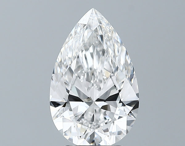 Lab-Grown 3.02 Carat Pear Shape Diamond color E Clarity VS1 With GIA Certificate, precious stones, engagement diamonds