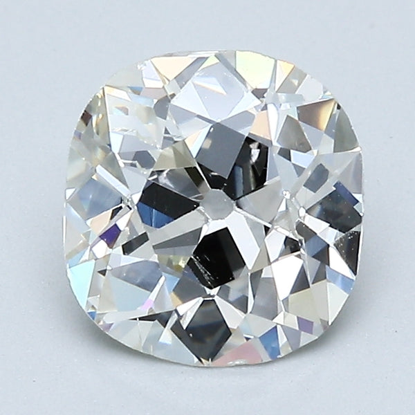 1.71 Carat Old Miner Cut Vintage Natural Mined Diamond J Color SI2 Clarity With GIA Certificate, natural diamonds, precious stones, engagement diamonds