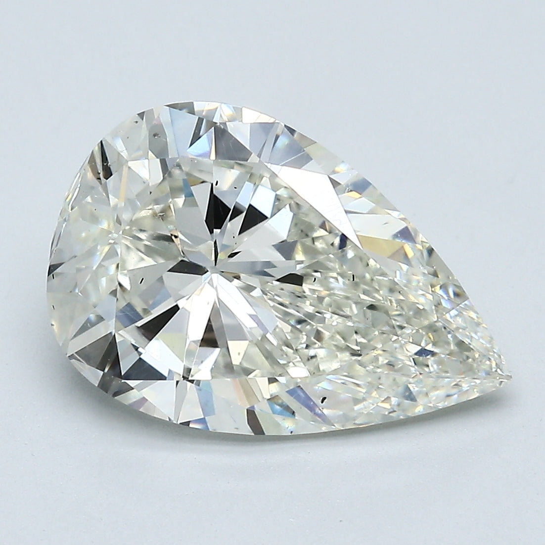 GIA Certified 5.02 Carat Pear Shape Diamond K-SI1 Loose Authentic, natural diamonds, precious stones, engagement diamonds