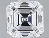 Lab-Grown 1.30 Carat Asscher Cut Diamond color D Clarity VS2 With GIA Certificate, precious stones, engagement diamonds