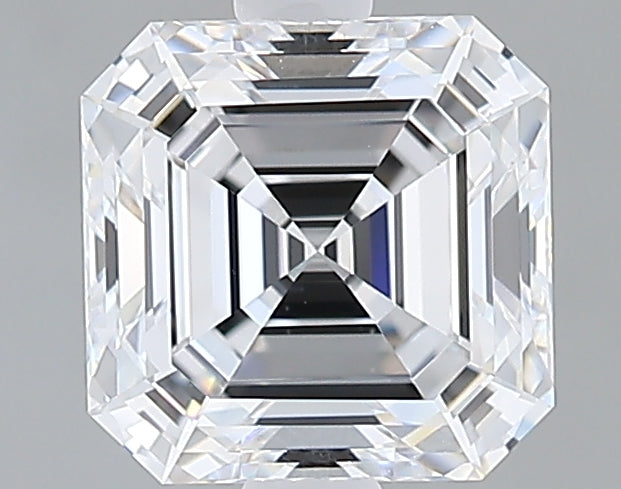 Lab-Grown 1.30 Carat Asscher Cut Diamond color D Clarity VS2 With GIA Certificate, precious stones, engagement diamonds