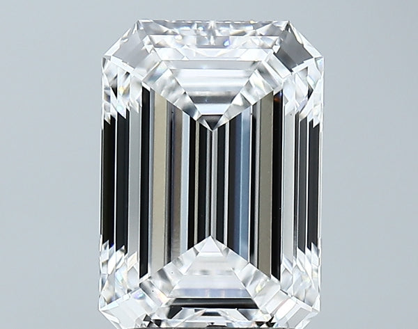 Lab-Grown 3.14 Carat Emerald Cut Diamond color D Clarity VS1, precious stones, engagement diamonds