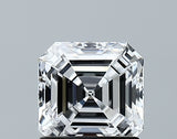 Lab-Grown 1.21 Carat Asscher Cut Diamond color D Clarity VVS1 With GIA Certificate, precious stones, engagement diamonds