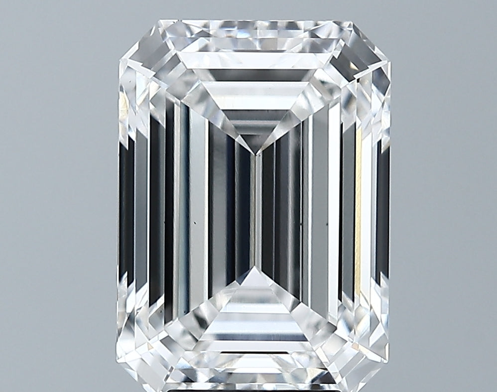 Lab-Grown 5.06 Carat Emerald Cut Diamond color E Clarity VS2 With GIA Certificate, precious stones, engagement diamonds
