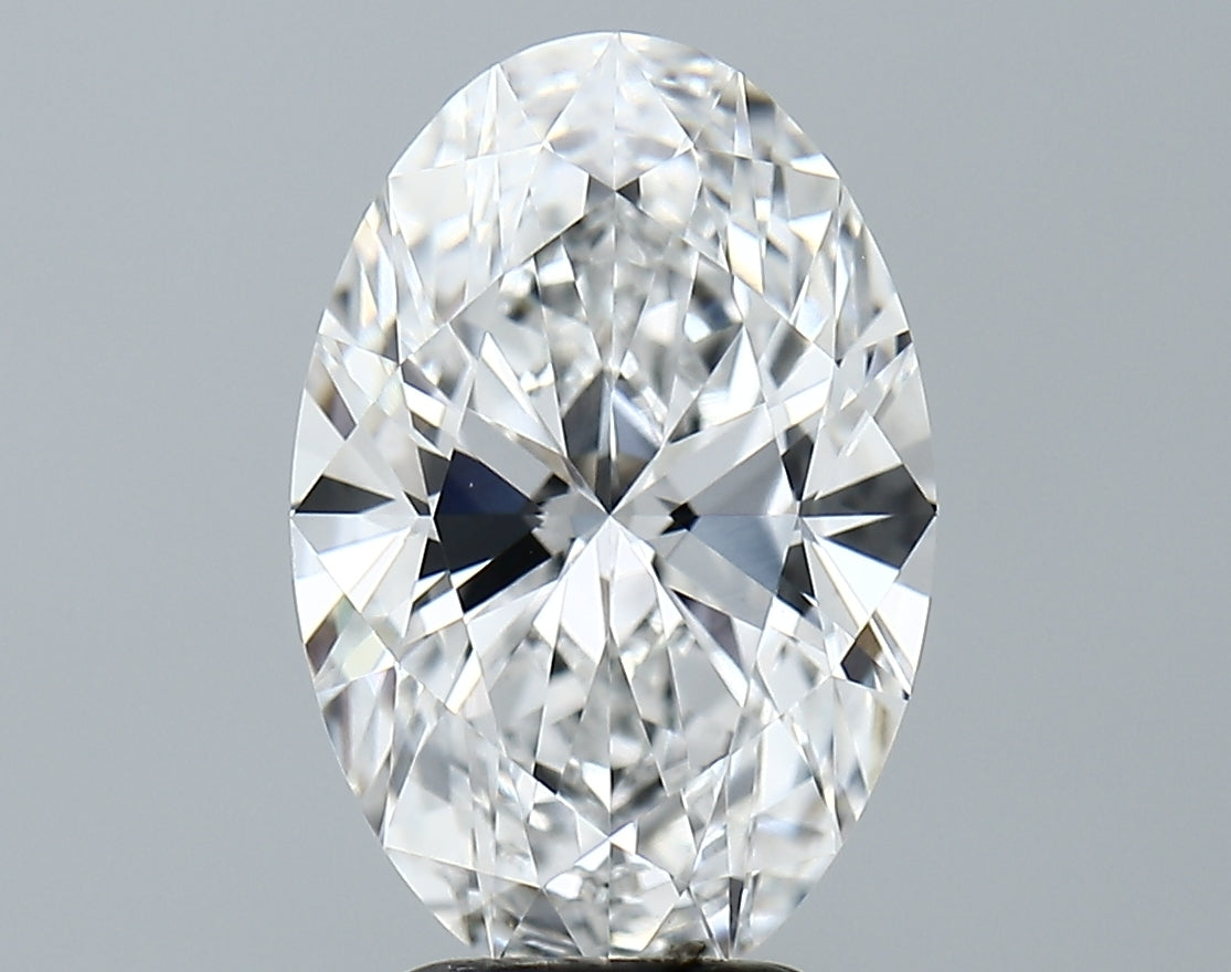 Lab-Grown 3.81 Carat Oval Shape Diamond color E Clarity VVS2 With GIA Certificate, precious stones, engagement diamonds