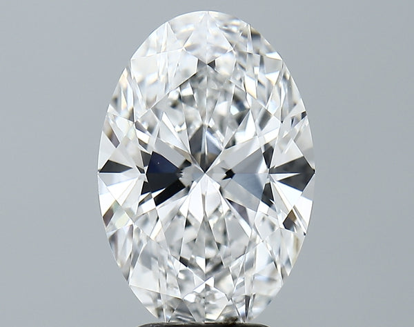 Lab-Grown 3.81 Carat Oval Shape Diamond color E Clarity VVS2 With GIA Certificate, precious stones, engagement diamonds