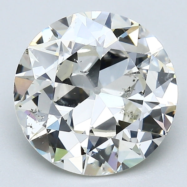 3.01 Carat Old European Cut Vintage Natural Mined Diamond L Color SI2 Clarity With GIA Certificate, natural diamonds, precious stones, engagement diamonds