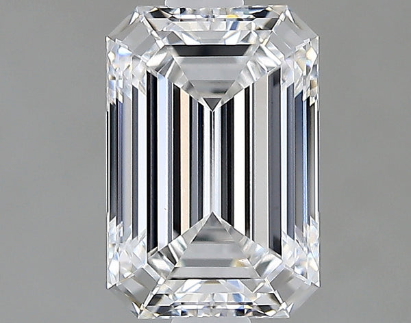 Lab-Grown 1.50 Carat Emerald Cut Diamond color E Clarity VS1 With GIA Certificate, precious stones, engagement diamonds