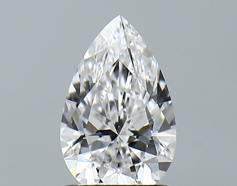 Lab-Grown 1.14 Carat Pear Shape Diamond color E Clarity VVS2 With GIA Certificate, precious stones, engagement diamonds