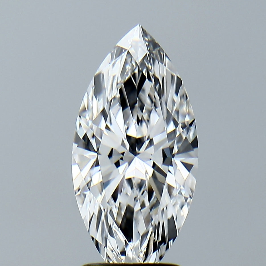 Lab-Grown 2.12 Carat Marquis Shape Diamond color D Clarity VS1, precious stones, engagement diamonds