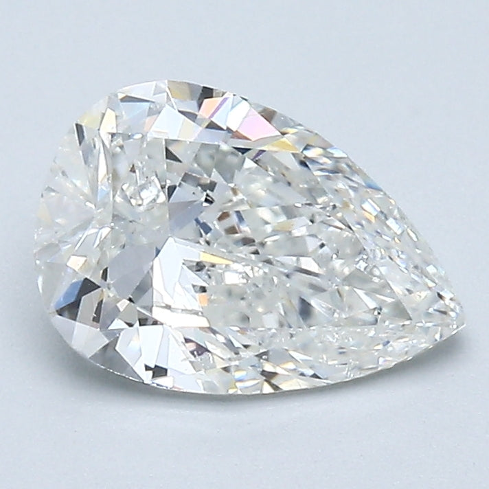 1.23 Carat Pear Shape Natural Mined Diamond H Color I1 Clarity With GIA Certificate, natural diamonds, precious stones, engagement diamonds