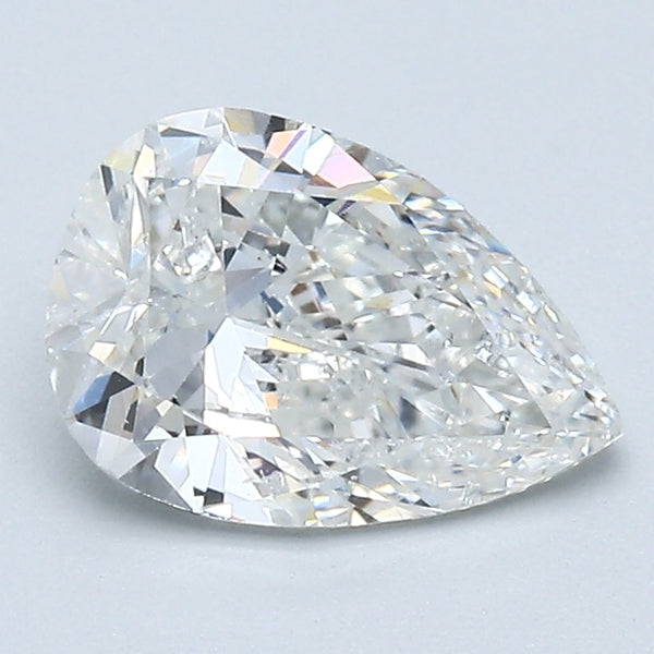 1.23 Carat Pear Shape Natural Mined Diamond H Color I1 Clarity With GIA Certificate, natural diamonds, precious stones, engagement diamonds