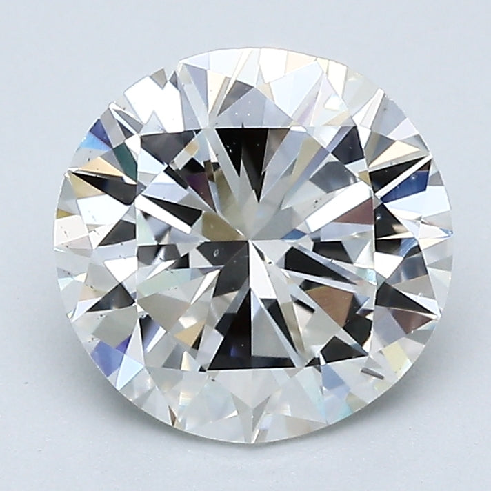 1.96 Carat Round Brilliant Natural Mined Diamond G Color SI1 Clarity With GIA Certificate, natural diamonds, precious stones, engagement diamonds
