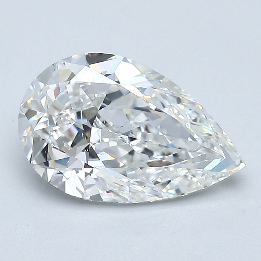 2.02 Carat Pear Shape Natural Mined Diamond G Color SI1 Clarity With GIA Certificate, natural diamonds, precious stones, engagement diamonds