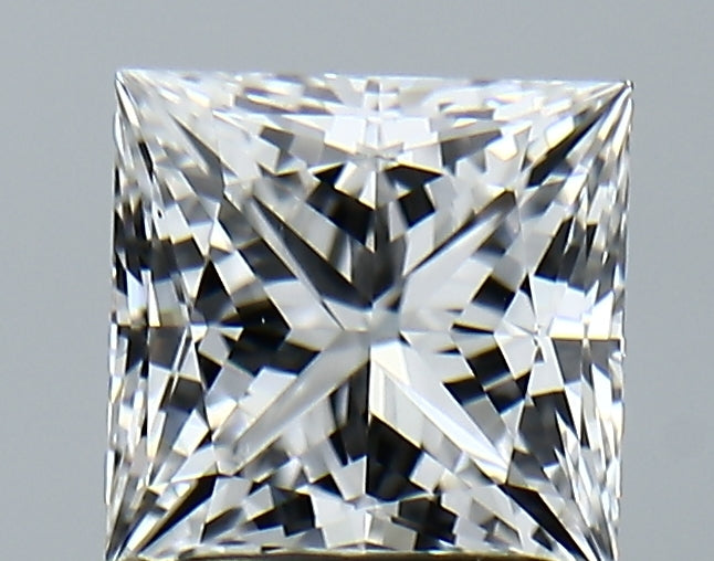 Lab-Grown 2.08 Carat Princess Cut Diamond color E Clarity VVS2 With GIA Certificate, precious stones, engagement diamonds