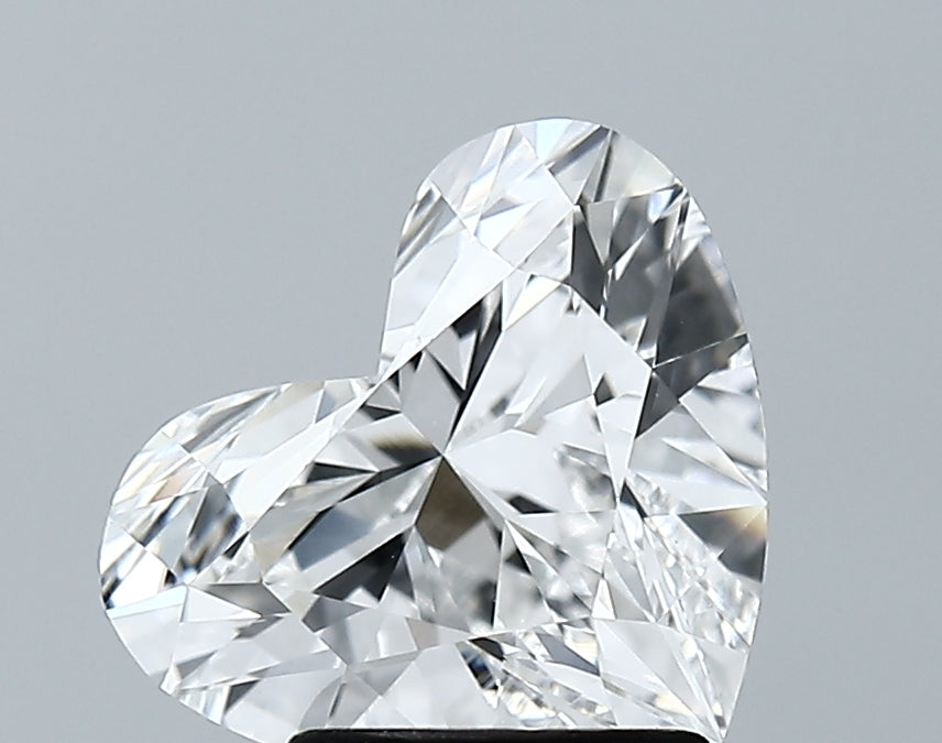 Lab-Grown 2.71 Carat Heart Shape Diamond color E Clarity VVS2 With GIA Certificate, precious stones, engagement diamonds