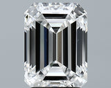 Lab-Grown 3.09 Carat Emerald Cut Diamond color E Clarity VVS1, precious stones, engagement diamonds