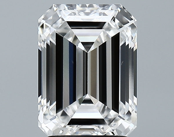 Lab-Grown 3.09 Carat Emerald Cut Diamond color E Clarity VVS1, precious stones, engagement diamonds