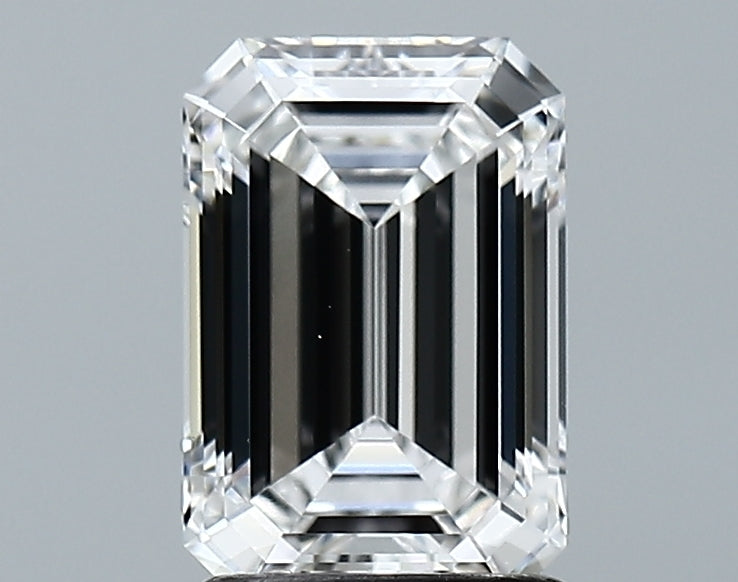 Lab-Grown 1.59 Carat Emerald Cut Diamond color E Clarity VS1 With GIA Certificate, precious stones, engagement diamonds