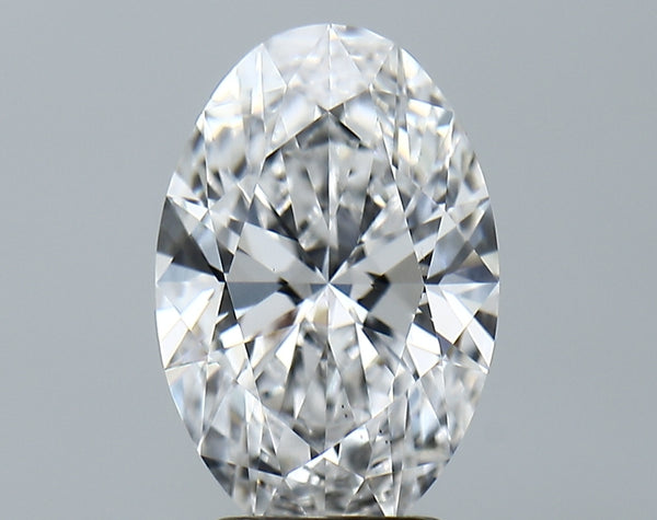 Lab-Grown 3.46 Carat Oval Shape Diamond color D Clarity VS1, precious stones, engagement diamonds