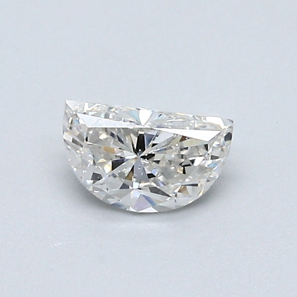 0.37 Carat Half Moon Shape Diamond color H Clarity VS2, natural diamonds, precious stones, engagement diamonds