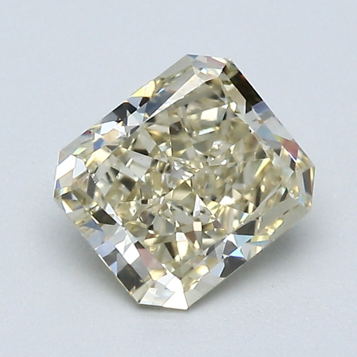 1.06 Carat Radiant Cut Diamond color Fancy Light Brownish Yellow Clarity VS2, natural diamonds, precious stones, engagement diamonds