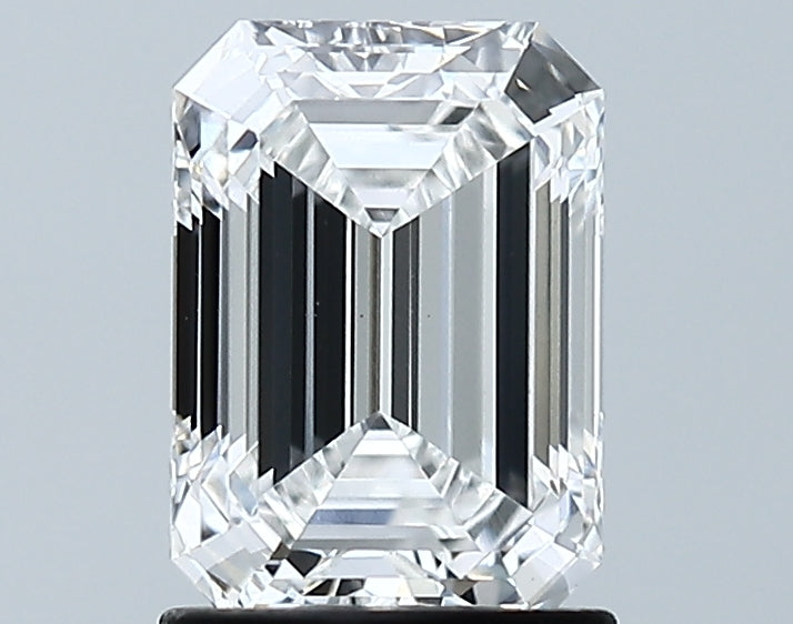 Lab-Grown 1.55 Carat Emerald Cut Diamond color E Clarity VS1 With GIA Certificate, precious stones, engagement diamonds