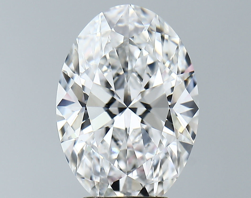 Lab-Grown 4.07 Carat Oval Shape Diamond color D Clarity VVS2 With GIA Certificate, precious stones, engagement diamonds