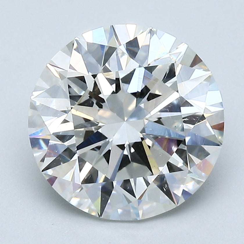 3.20 Carat Round Brilliant Natural Mined Diamond H Color SI1 Clarity With GIA Certificate, natural diamonds, precious stones, engagement diamonds