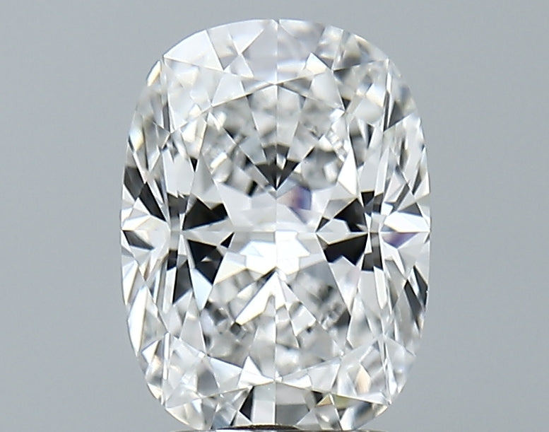 Lab-Grown 1.75 Carat Cushion Brilliant Diamond color E Clarity VVS2, precious stones, engagement diamonds