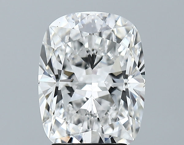 Lab-Grown 3.00 Carat Cushion Modified Brilliant Cut Diamond color E Clarity VVS2 With GIA Certificate, precious stones, engagement diamonds
