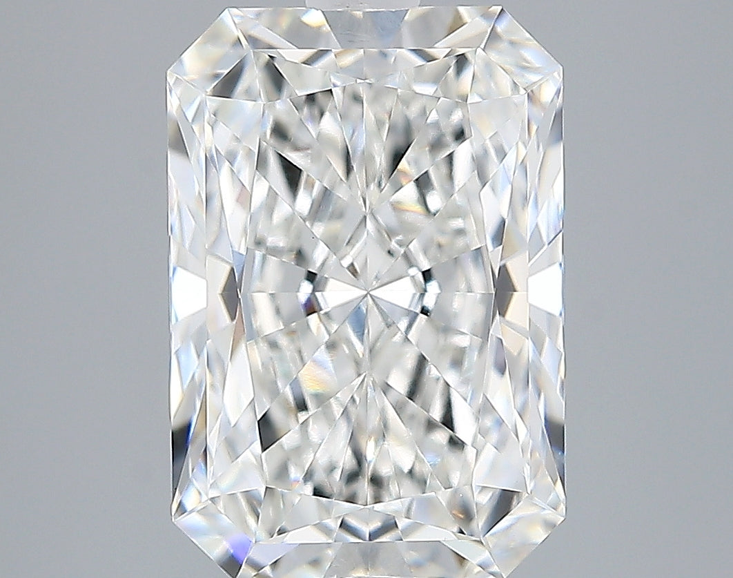 Lab-Grown 3.11 Carat Radiant Cut Diamond color E Clarity VVS2, precious stones, engagement diamonds