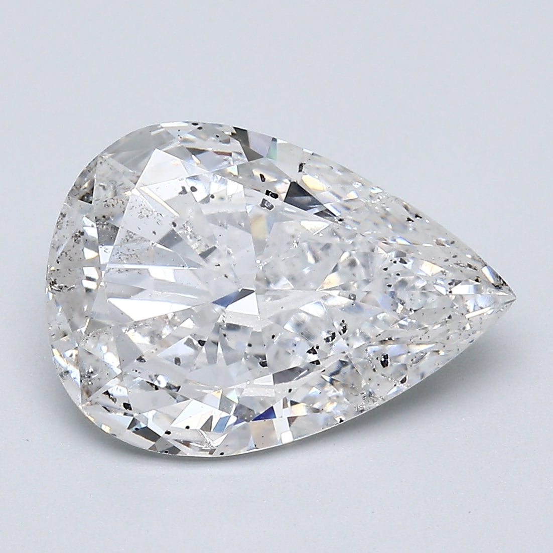 3.75 Carat Pear Shape Natural Mined Diamond F Color I1 Clarity With GIA Certificate, natural diamonds, precious stones, engagement diamonds
