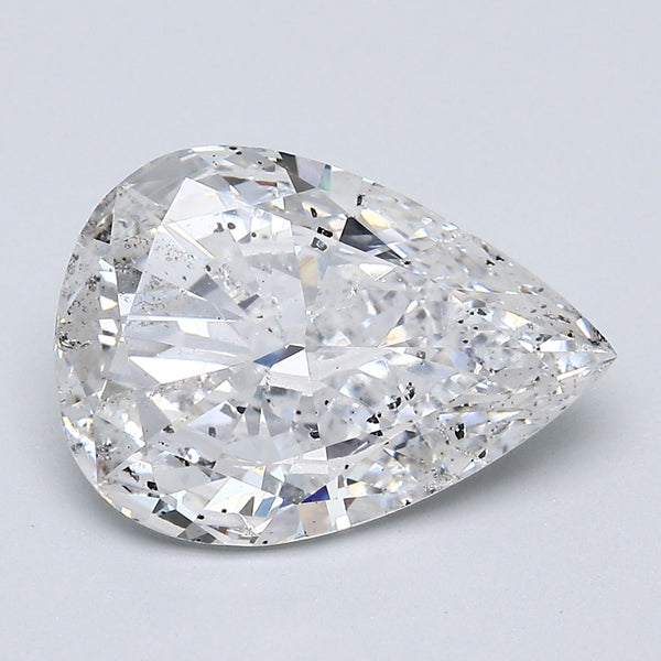 3.75 Carat Pear Shape Natural Mined Diamond F Color I1 Clarity With GIA Certificate, natural diamonds, precious stones, engagement diamonds