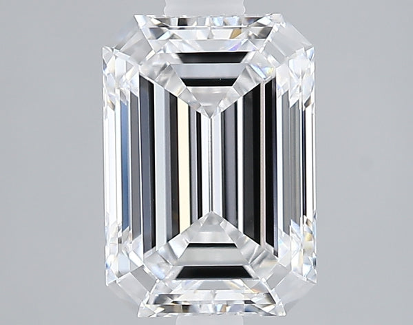 Lab-Grown 2.01 Carat Emerald Cut Diamond color D Clarity VS1 With GIA Certificate, precious stones, engagement diamonds