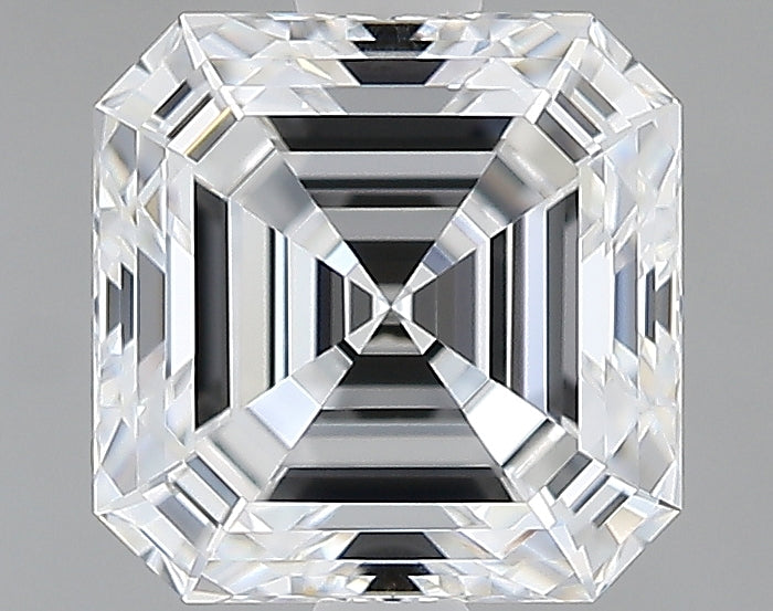 Lab-Grown 1.77 Carat Asscher Cut Diamond color D Clarity VVS1, precious stones, engagement diamonds