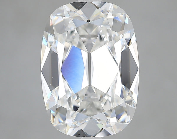 Lab-Grown 4.47 Carat Antique Cushion Cut Diamond color E Clarity VVS2, precious stones, engagement diamonds