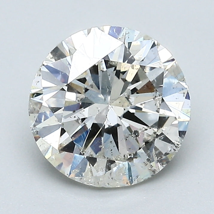 1.81 Carat Round Brilliant Natural Mined Diamond J Color I1 Clarity With GIA Certificate, natural diamonds, precious stones, engagement diamonds