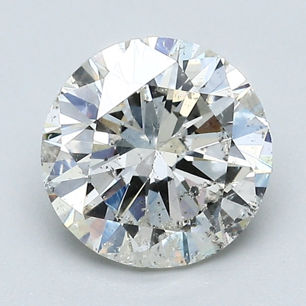 1.81 Carat Round Brilliant Natural Mined Diamond J Color I1 Clarity With GIA Certificate, natural diamonds, precious stones, engagement diamonds