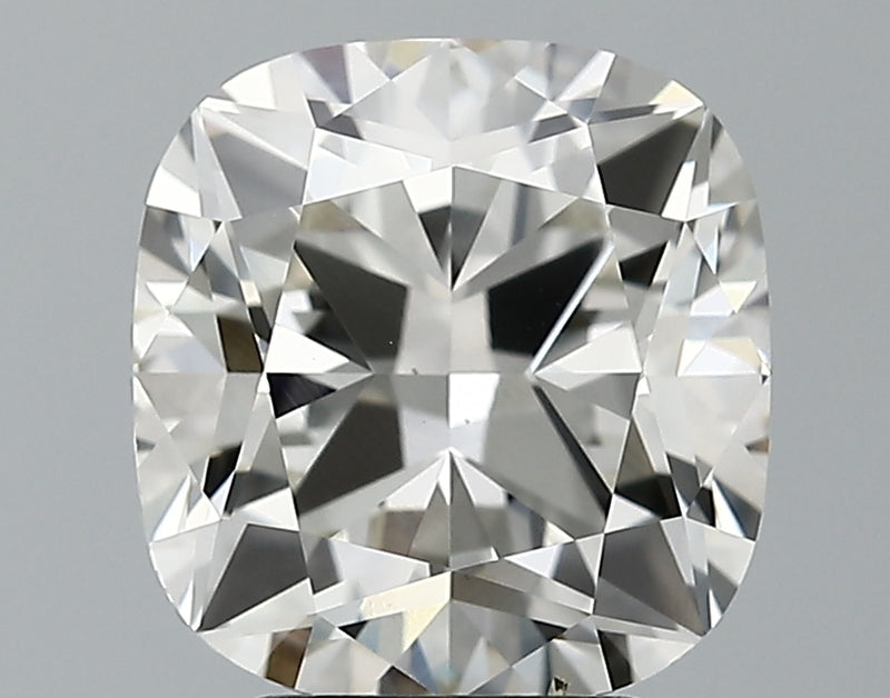 Lab-Grown 3.52 Carat Cushion Brilliant Diamond color I Clarity VS2, precious stones, engagement diamonds