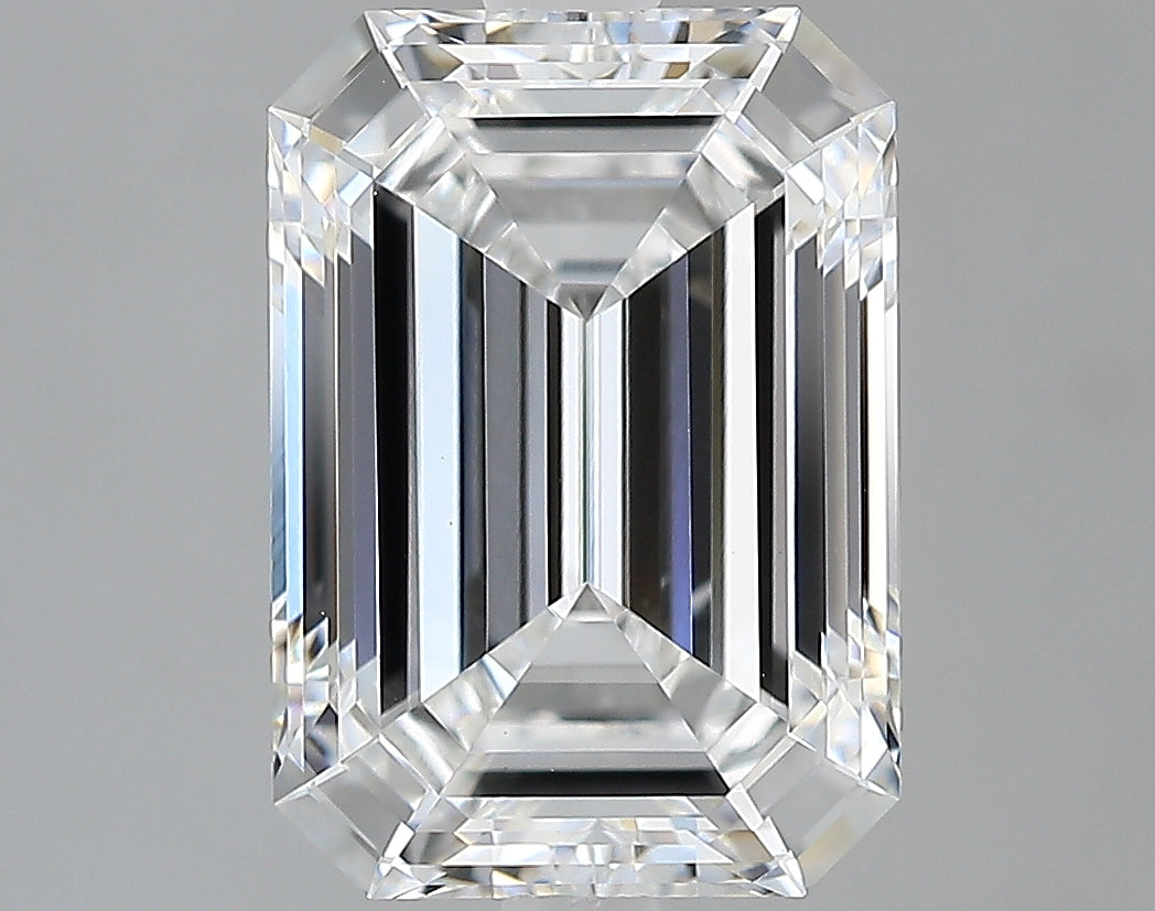 Lab-Grown 3.11 Carat Emerald Cut Diamond color E Clarity VVS2, precious stones, engagement diamonds