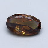 0.70 Carat Oval Shape Diamond color Fancy Brown Orange Clarity I1, natural diamonds, precious stones, engagement diamonds