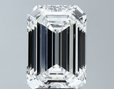 Lab-Grown 4.11 Carat Emerald Cut Diamond color E Clarity VS1 With GIA Certificate, precious stones, engagement diamonds