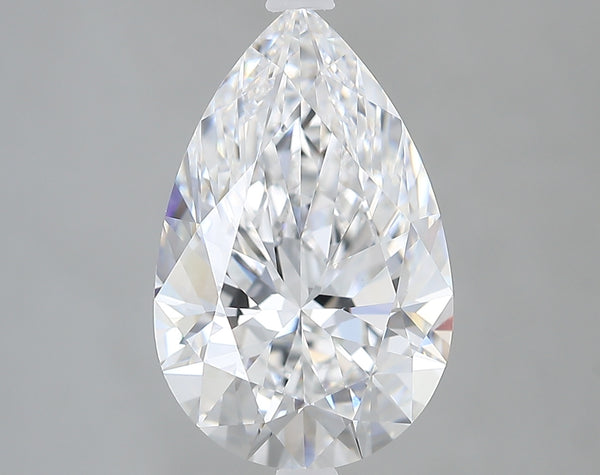 Lab-Grown 3.50 Carat Pear Shape Diamond color E Clarity VVS2 With GIA Certificate, precious stones, engagement diamonds