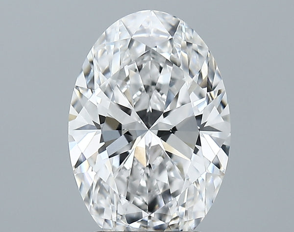 Lab-Grown 3.07 Carat Oval Shape Diamond color D Clarity VVS2 With GIA Certificate, precious stones, engagement diamonds