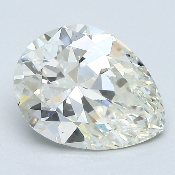 1.96 Carat Pear Shape Natural Mined Diamond K Color VS2 Clarity With GIA Certificate, natural diamonds, precious stones, engagement diamonds